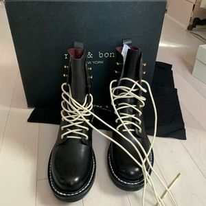Rag and Bone Emil combat boots